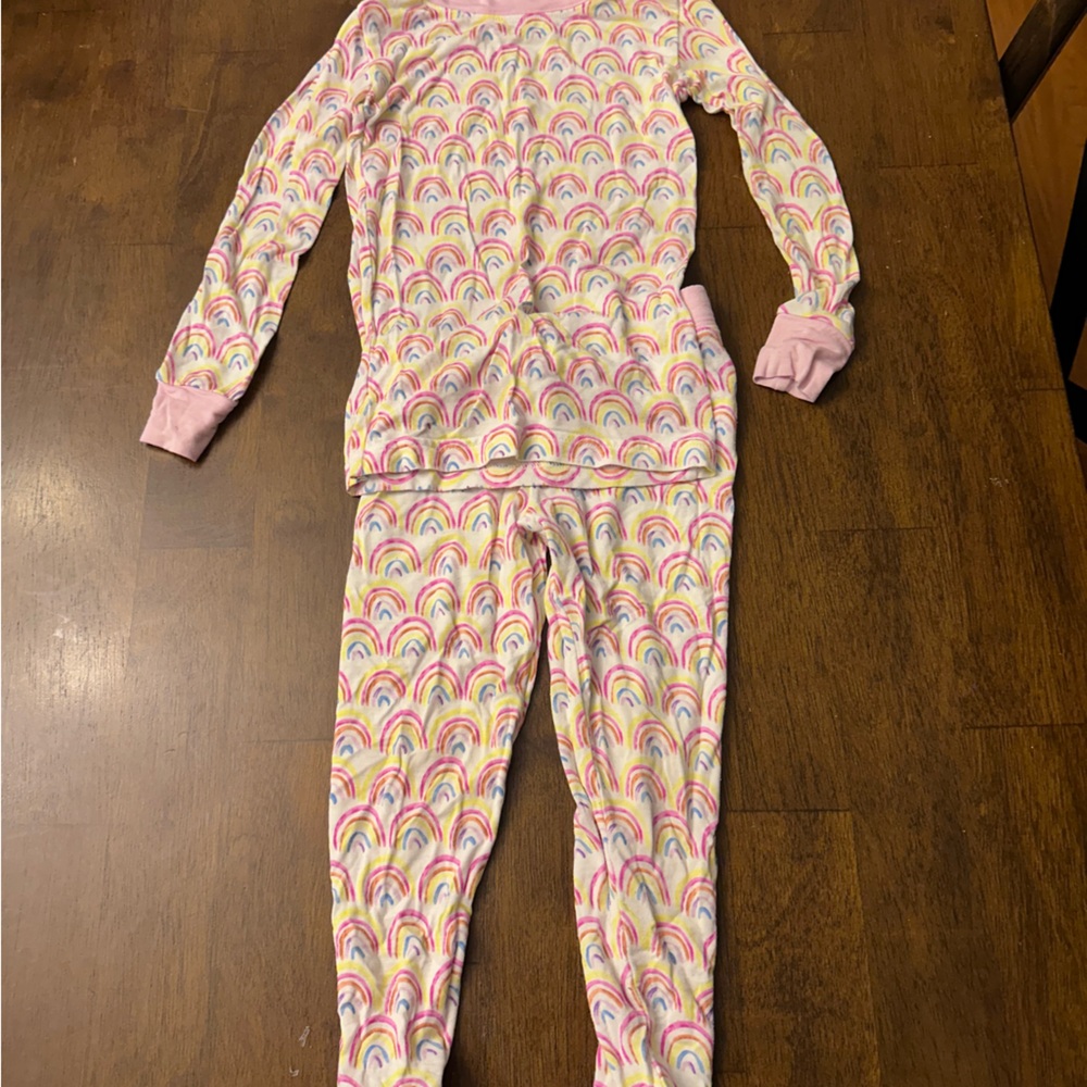 Little sleepy rainbow pajamas